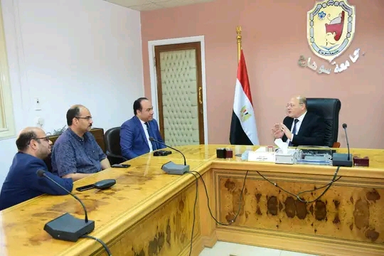 In implementation of the presidential initiative to eliminate waiting lists, Sohag University is about to sign a cooperation protocol with the Directorate of Health and Population to support the health sector.